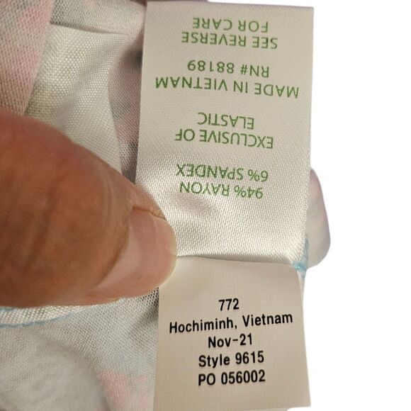 Lilly Pulitzer Romper Medium Cyla Pineapple Off Shoulder Mini Skort Skirt NWOT - Picture 9 of 13